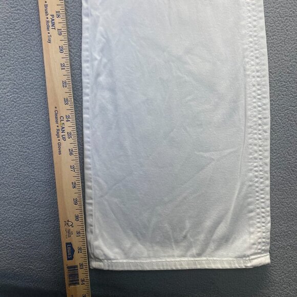 Christopher Blue white mid-rise,Wide leg jean, size 12 - Picture 6 of 12